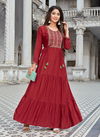 MORA Vol 5 New Designer Fancy Festive Wear Heavy Rayon Long Anarkali  Kurti Collection